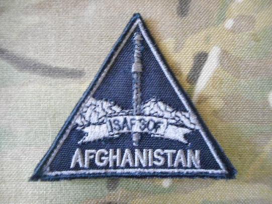 ISAF SOF SPECIAL OPERATIONS FORCES SF Afghanistan PATCH badge IN COUNTRY MADE