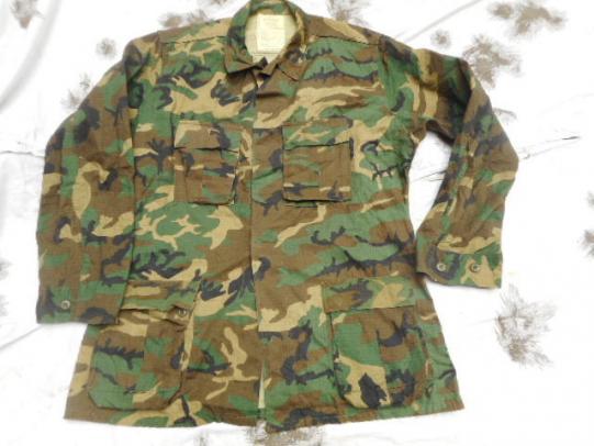 US ARMY ISSUE 1980 Dated RDF erdl CAMI CAMO bdu COMBAT jacket coat LARGE L