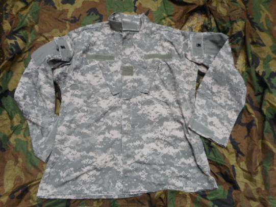 GENUINE US ARMY ISSUE USA ACU combat uniform SHIRT JACKET COAT RIPSTOP large L a1