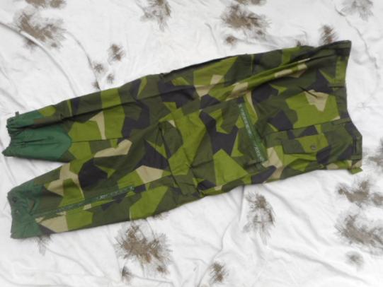 genuine SWEDISH jager SWEDEN M90 PATTERN splinter CAMO TROUSERS BUSHCRAFT 36