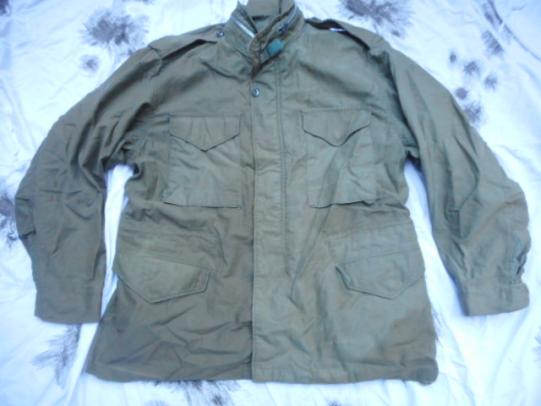 ALPHA INDUSTRIES 1969 US Army VIETNAM ISSUE M65 FIELD COAT COMBAT jacket OG107 L S large short
