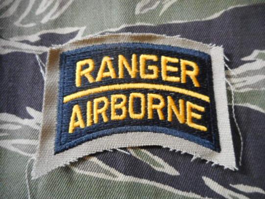 rare GENUINE ISSUE VIETNAM WAR ERA airborne ranger LRRP PATCH BADGE cut edge NEW