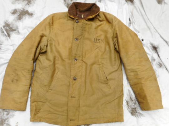 ORIGINAL WW2 US NAVY N1 N-1 N 1 DECK JACKET COAT world war two