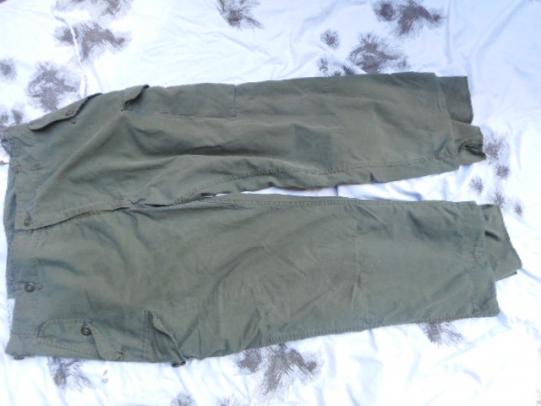 rare CANADIAN ARMY CADPAT 1985 DATED OG GREEN COMBAT TROUSERS 36- 38