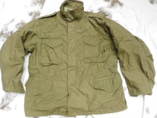 GENUINE Alpha Industries USA US ARMY M65 M 65 combat jacket coat OG 107 GREEN XL