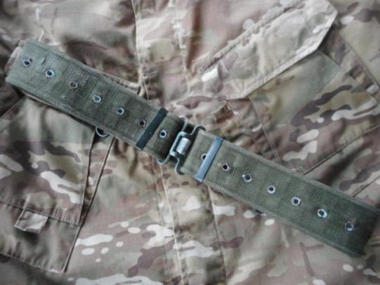 GENUINE BRITISH ARMY issue 58 PATTERN WEBBING combat BELT Falklands war 70's ERA