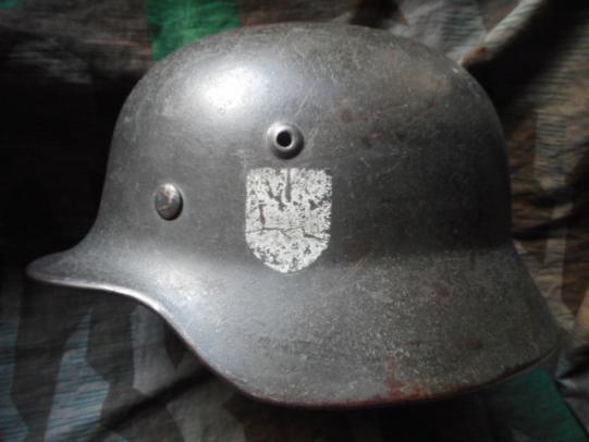 original WW2 GERMAN ARMY HEER M40 M 40 SD SE64 HELMET AMERICAN VET BRING BACK