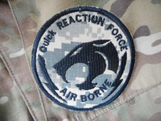 US 101st Airborne AFGHANISTAN in country made PATCH acu QUICK REACTION FORCE