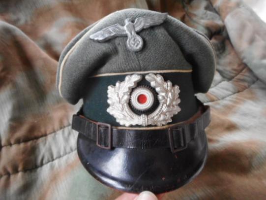WW2 GERMAN ARMY nco VISOR CAP