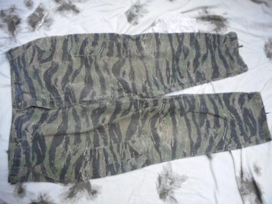 US ARMY USA vietnam war tiger stripe sf CAMO BDU combat PANTS TROUSERS XL R