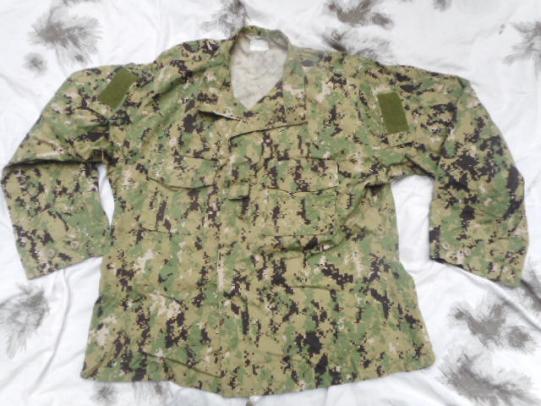 US Navy SEAL TEAM DevGru AOR2 Working Uniform NWU Type III 3 Shirt Jacket XL R