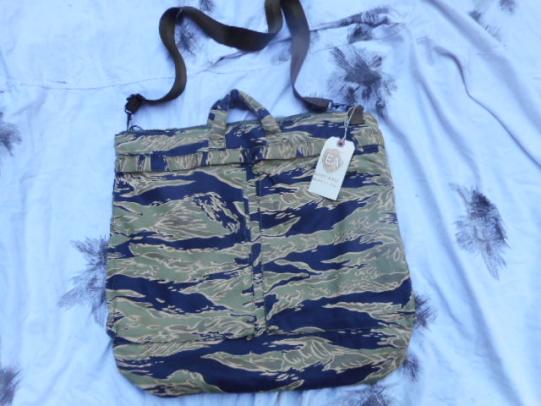 East Asia Supply Co VIETNAM WAR golden tiger stripe PILOT AVIATORS HELMET BAG