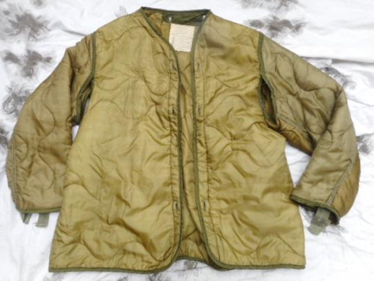 1978 US Army ISSUE M65 FIELD COAT COMBAT jacket ARCTIC QUILTED LINER L large