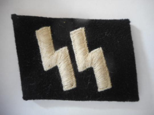 WW2 GERMAN WAFFEN SS COLLAR TAB mint