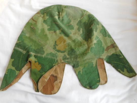 1967 US ARMY vietnam war 1st PATTERN TWILL early M1 MITCHELL CAMO HELMET COVER