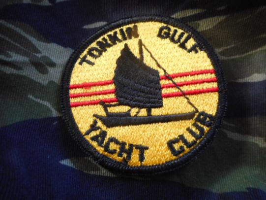 TONKIN GULF YACHT CLUB PATCH BADGE us navy fighter pilot VIETNAM WAR ERA NEW small size