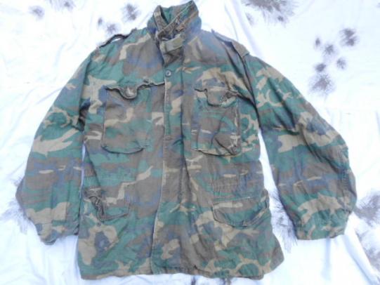 ALPHA INDUSTRIES US Army VIETNAM erdl RDF camo M65 FIELD COAT COMBAT jacket M R