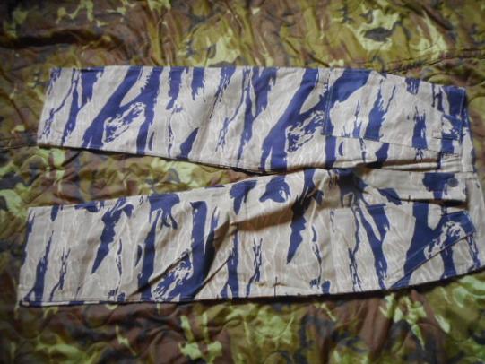 G RAGS 72 US ARMY UTILITY trousers VIETNAM WAR golden sparse TIGER STRIPE CAMO