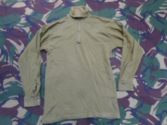 genuine BRITISH ARMY / rm COMMANDO iSSUE COLD WEATHER NORWEGIAN NORGIE SHIRT S small 84cm