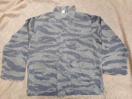 60'S - 70's American usa US ARMY vietnam war SF tiger stripe JACKET COAT L XL