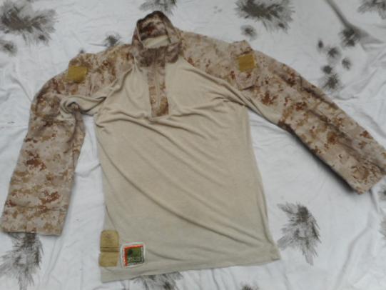 Genuine issue US MARINES USMC MARPAT DESERT marine FR COMBAT ubac FROG SHIRT