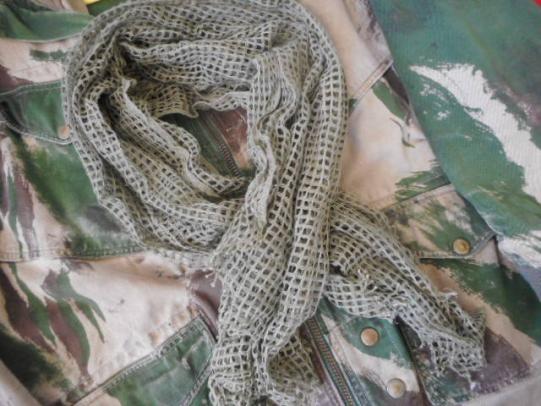 BRITISH PARATROOPER PARA AIRBORNE / SNIPER SCRIM SCARF FACE MASK genuine ISSUE