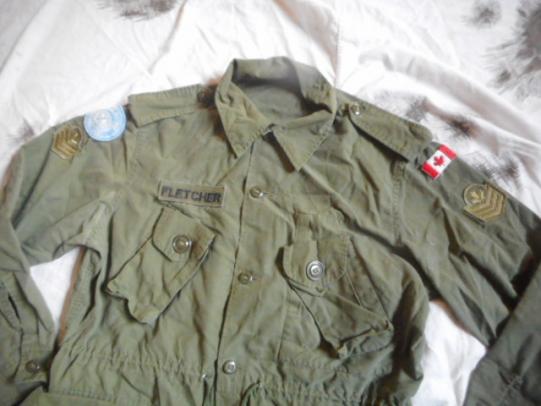 GENUINE CANADIAN CANADA ARMY issue CADPAT OG GREEN combat JACKET COAT UN 1990's BOSNIA