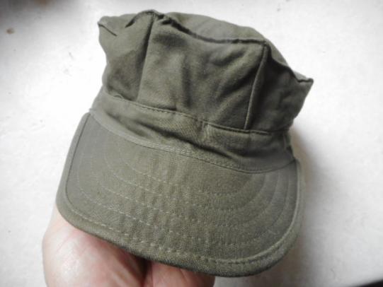 USMC US MARINE marines VIETNAM WAR og green CAP HAT garrison cover L LARGE