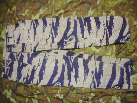 G RAGS 72 US ARMY UTILITY trousers VIETNAM WAR golden sparse TIGER STRIPE CAMO