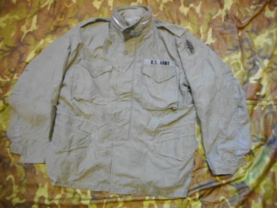 1968 USA US ARMY VIETNAM WAR issue M65 M 65 field COAT OG 107 Regular Large SPECIAL FORCES  GREEN BERET