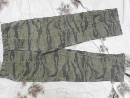 kamo 1970'S ERA US ARMY / SF UTILITY trousers VIETNAM WAR TIGER STRIPE CAMO