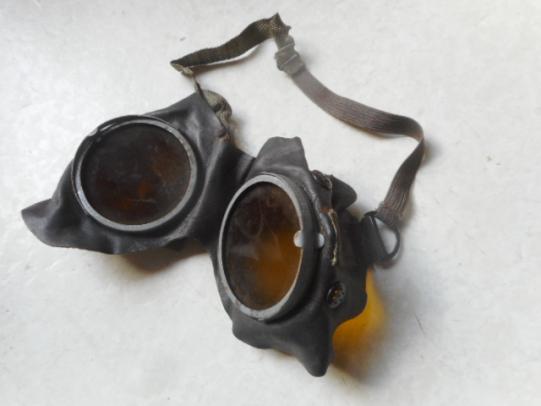 ORIGINAL WW2 GERMAN ARMY WAFFEN SS panzer DRIVER DUST SUN GOGGLES