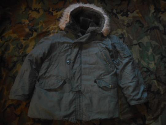 Original USAF US AIR FORCE issue N3B N-3B ARCTIC PARKA COAT m medium TO large