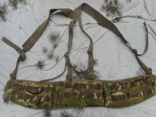 ISSUE MTP OSPREY MOLLE webbing HIP PAD battle belt MULTICAM & low profile YOKE