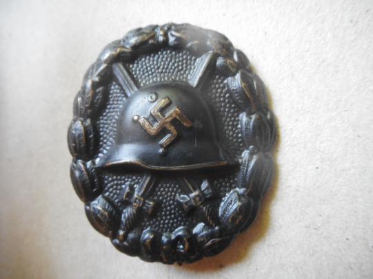 WW2 GERMAN BLACK WOUND AWARD COMBAT BADGE