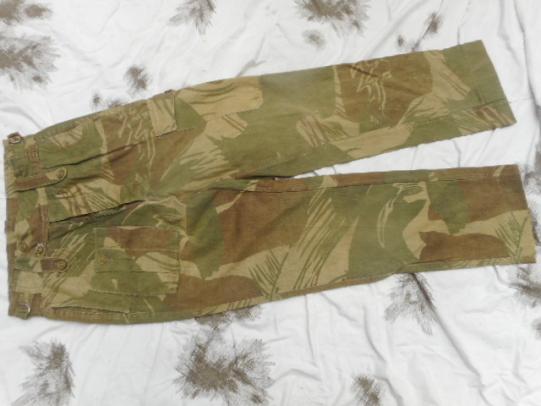 GENUINE RHODESIAN RBS brush stroke camo BUSH COMBAT TROUSERS ORIGINAL