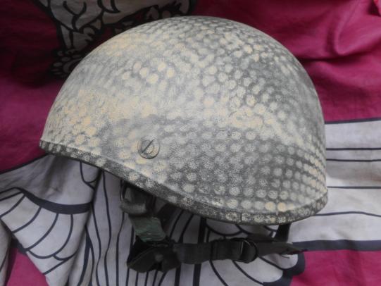 GENUINE ISSUE PARATROOPER PARA HELMET parachute regiment airborne SPRAY CAMO m