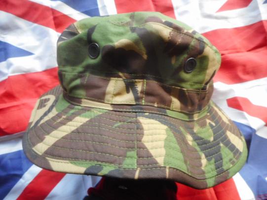 GENUINE issue UK old skool dpm camo BUSH BOONIE JUNGLE HAT 56 CM m medium NEW