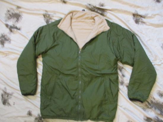 BRITISH ARMY ISSUE ARCTIC THERMAL desert - od revesable SOFTY JACKET COAT m