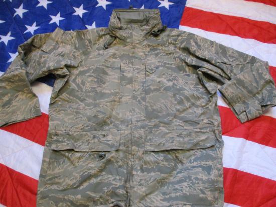 US AIR FORCE USAF USA APECS ABU TIGER STRIPE CAMO goretex PARKA COAT JACKET XL R