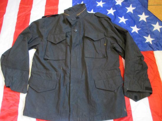 ALPHA INDUSTRIES USA US Army M65 M 65 COAT combat field jacket BLACK L R - XL