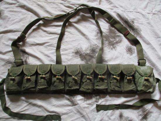 NEW RUSSIAN USSR VIET CONG NVA NORTH VIETNAMESE ARMY grenade / SKS MAG CHEST RIG WEBBING