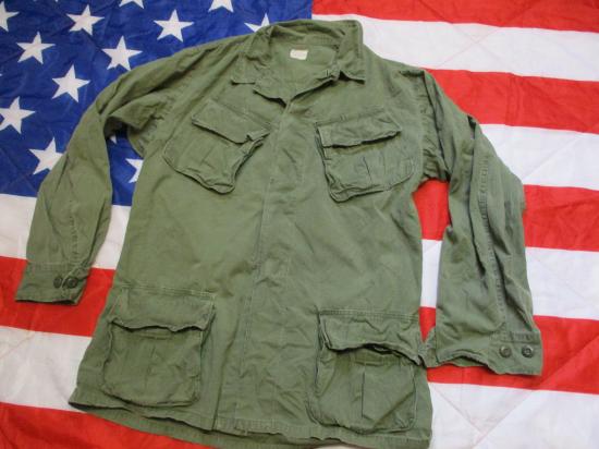 GENUINE 1969 US ARMY OG 107 green VIETNAM War SLANT POCKET jungle JACKET COAT