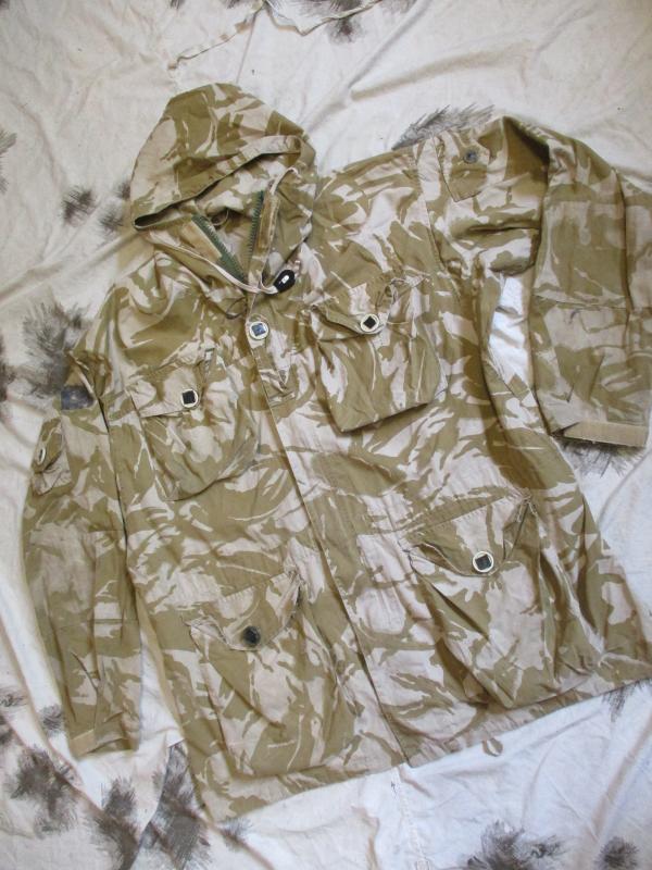 RARE DESERT dpm DDPM OLD SKOOL COTTON GABARDINE sas windproof SMOCK UKSF XL