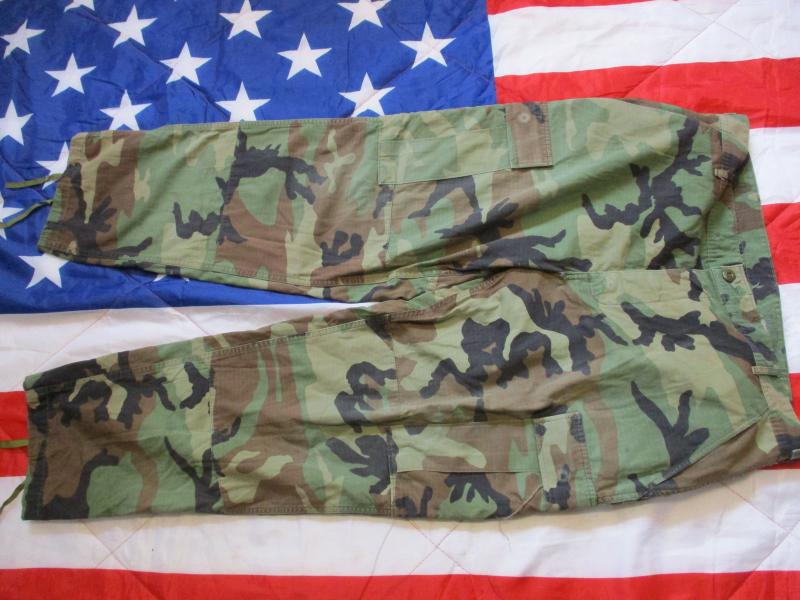 GENUINE issue USA us AMERICAN woodland CAMO BDU combat PANTS TROUSERS L LARGE