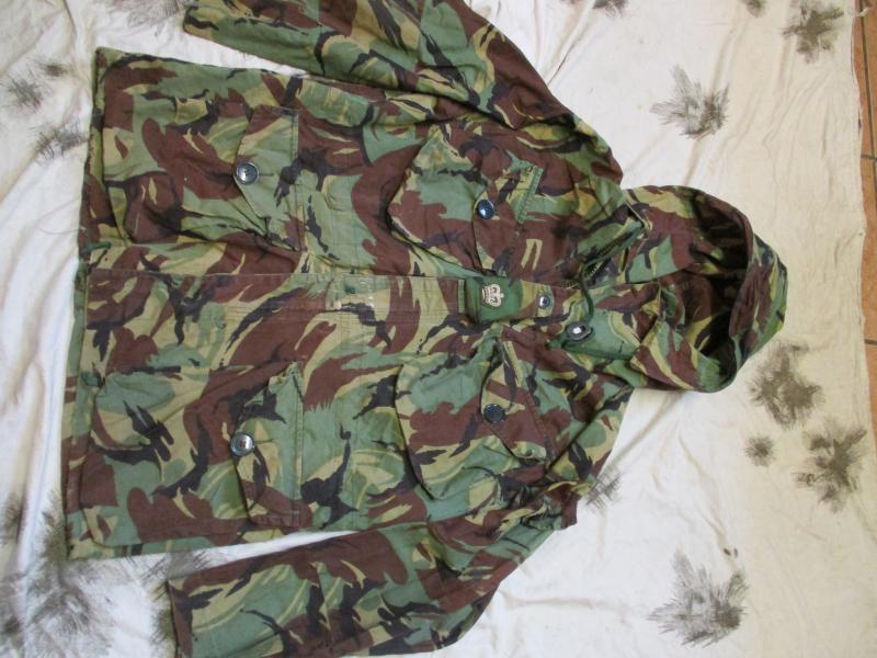 FALKLANDS WAR 70'S dpm SAS cotton GABARDINE ARCTIC windproof SMOCK rear rank slide no arm ffd LARGE 170/104