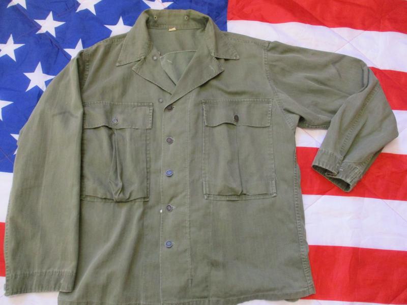 original WW2 US ARMY / RANGER og green HBT COMBAT JACKET D DAY NORMANDY size 40 L XL