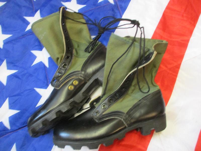 genuine 1970 US ARMY VIETNAM WAR issue JUNGLE COMBAT BOOTS usa 10 R UK 9.5 new