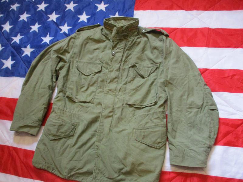 GENUINE 1970's ERA US ARMY ISSUE VIETNAM WAR M65 M 65 COAT jacket OG107 L LARGE