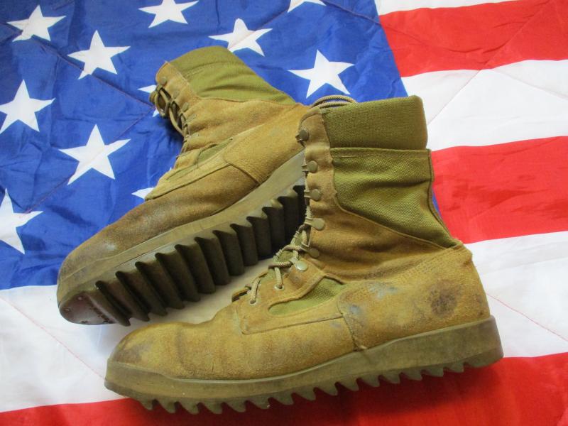 Genuine US MARINES USMC MARPAT COMBAT belleville BOOTS modified ripple sole uk11